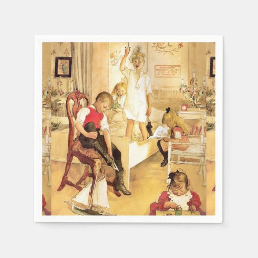 Kerstochtend Servetten (Voorkant)