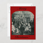 Kerstochtend - Stereoview Feestdagenkaart (Voorkant / Achterkant)