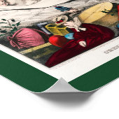 Kerstochtendochtend voor de dag van de feestdag poster (Hoek)