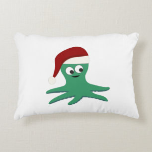 Kerstoctopus Accent Kussen