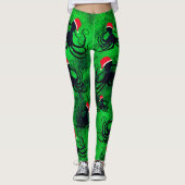 Kerstoctopus - Leggings (Voorkant)