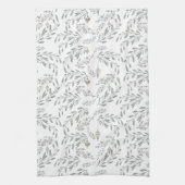 kerstolie en bessen theedoek (Verticaal)