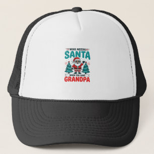 Kerstoma Sinterklaas Familie Trucker Pet