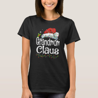 Kerstomaas Kerstmis Sinterklaas Pyjama Familie Mat T-shirt