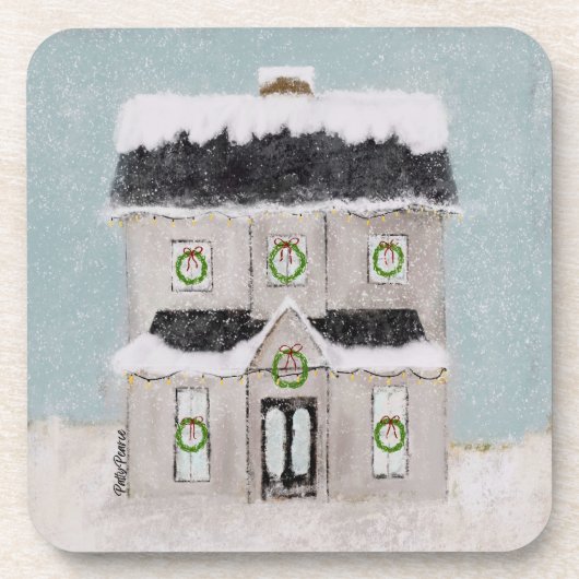 kerstOnderzetters Bier Onderzetter (Voorkant)