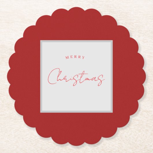 kerstOnderzetters Kartonnen Onderzetters (Voorkant)