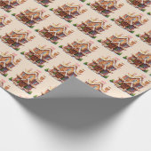 kerstontbijt cadeaupapier (Hoek)