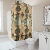 kerstontbijt douchegordijn (In situ)