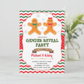 Kerstontbijt Geslacht Openbare uitnodiging (Staand voorkant)