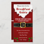 Kerstontbijt met Santa Invitation (Voorkant / Achterkant)