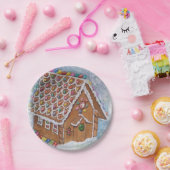 kerstontbijt papieren bordje (Feest)