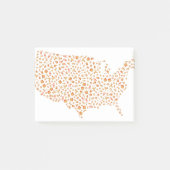 Kerstontbijtbrood Amerika Post-it® Notes (Voorkant)