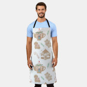 kerstontbijtbrood Apron Adult Schort (Gedragen)