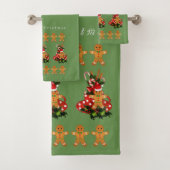 kerstontbijtkoek bad handdoek (Insitu)