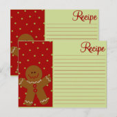 kerstontbijtkoek briefkaart (Voorkant / Achterkant)