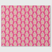 kerstontbijtkoek cadeaupapier (Vlak)