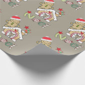 kerstontbijtkoek cadeaupapier (Hoek)