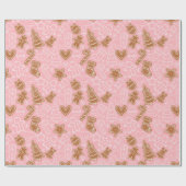 kerstontbijtkoek cadeaupapier (Vlak)