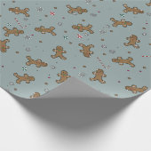 kerstontbijtkoek cadeaupapier (Hoek)