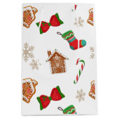 kerstontbijtkoek medium cadeauzakje (Voorkant)