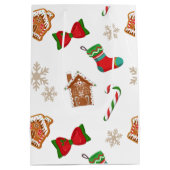 kerstontbijtkoek medium cadeauzakje (Achterkant)