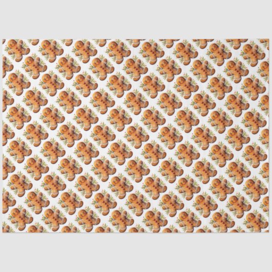 kerstontbijtkoek tissuepapier (Voorkant)