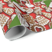 Kerstontbijtkoekjes, pakpapier (Rol Hoek)