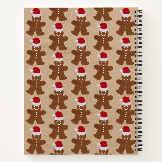 kerstontbijtman Koekjes Holiday Recipe Notitieboek (Achterkant)