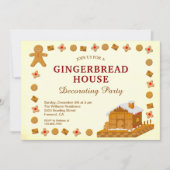 Kerstontbijtontbijt Decoratieve Partij Kaart (Voorkant)