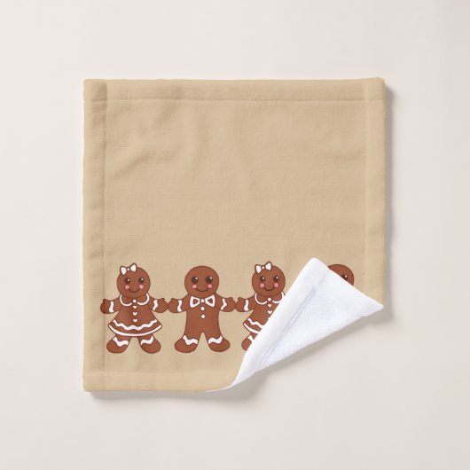 kerstontbijtontbijtdoekjes met cadeautjes bad handdoek (Wasdoekje)