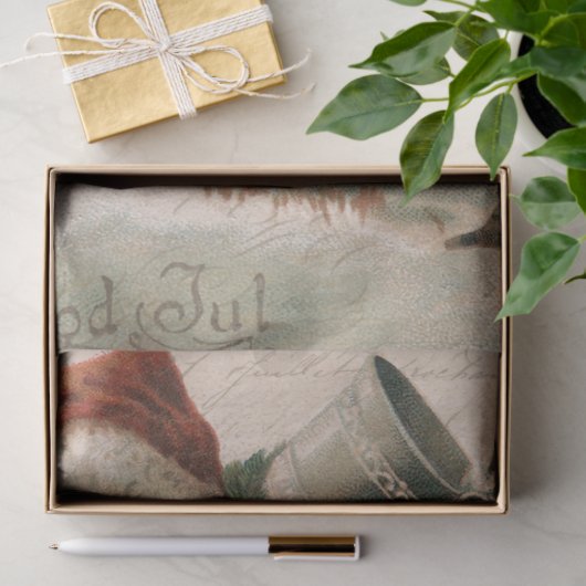  kerstontvlechting kerstman tissuepapier (Geschenk)