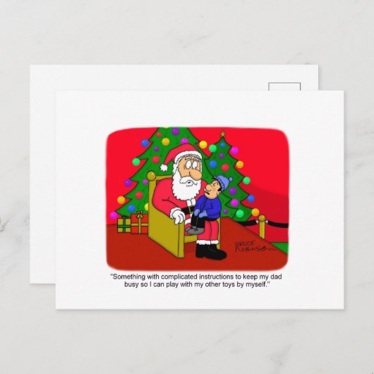 Kerstontwerp 2 briefkaart (Voorkant / Achterkant)