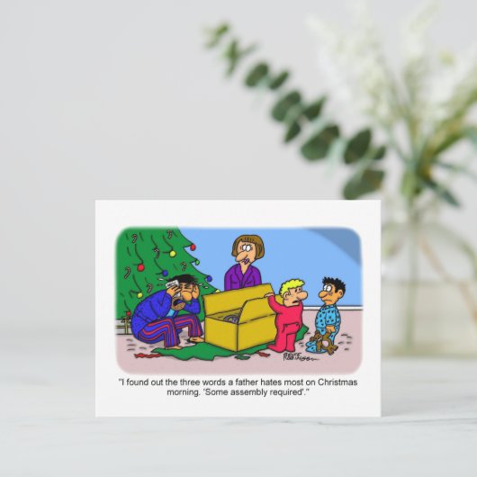 Kerstontwerp 9 briefkaart (Staand voorkant)