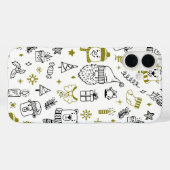 kerstontwerp Case-Mate iPhone case (Achterkant (horizontaal))