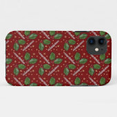 Kerstontwerp iPhone-draagtas Case-Mate iPhone Case (Achterkant (horizontaal))