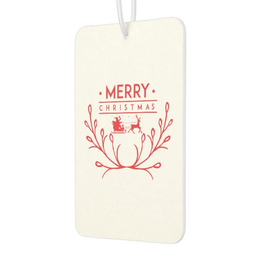 Kerstontwerp met rendier luchtverfrisser (Links)