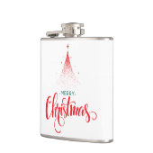 Kerstontwerp met sterren heupfles (Links)