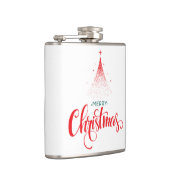 Kerstontwerp met sterren heupfles (Rechts)