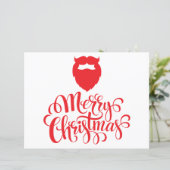 Kerstontwerp — Santa Bard (Staand voorkant)