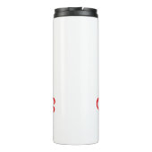 Kerstontwerp — Santa Bard Thermosbeker (Achterkant)