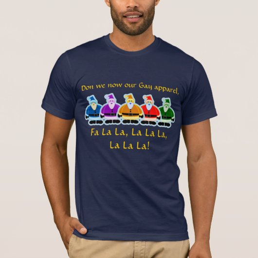 Kerstontwerp voor kerstmis met kerstcadeautje voor t-shirt (Voorkant)