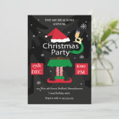 Kerstontwerpwedstrijd voor Cartoon Kaart (Staand voorkant)