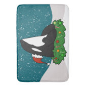 Kerstorca Badmat (Voorkant Verticaal)