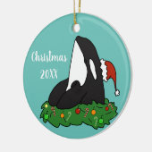 Kerstorca Keramisch Ornament (Links)