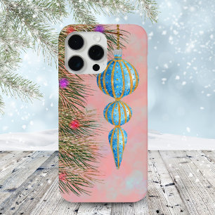 Kerstornament in vintage-stijl met Bokeh-effect iPhone 13 Hoesje