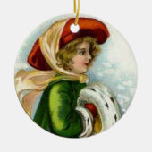 kerstOrnament Keramisch Ornament (Voorkant)