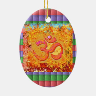 kerstornament Om Mantra Symbol Chant Hinduism Keramisch Ornament