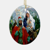 Kerstornament - Religieus Keramisch Ornament (Rechts)