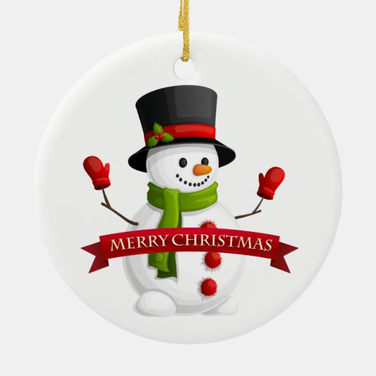 Kerstornament-Sman Keramisch Ornament (Achterkant)