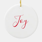 Kerstornament Sneeuwman Keramisch Ornament (Achterkant)